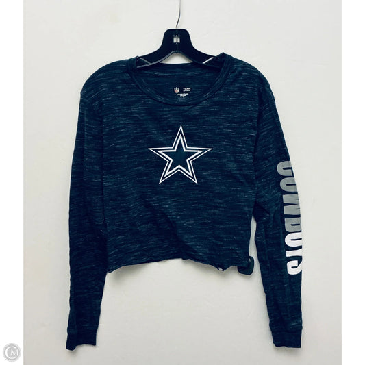 Top Long Sleeve By Nfl In Navy, Size: S