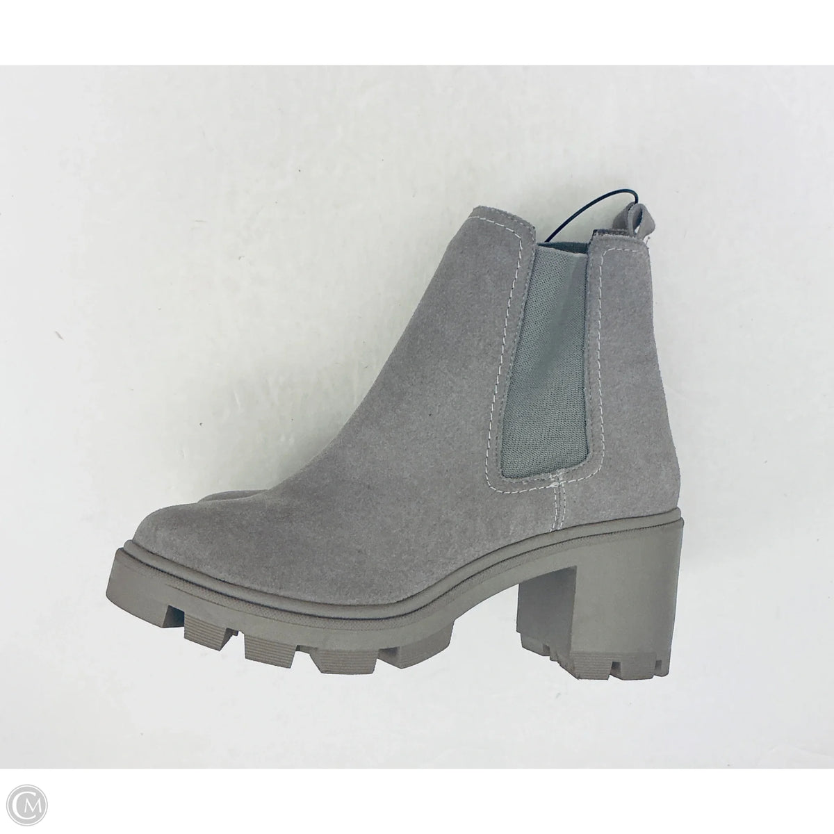 Boots Ankle Heels By Splendid In Grey, Size: 7.5