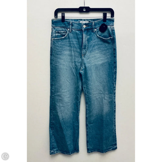 Jeans Wide Leg By Loft In Blue, Size: 4