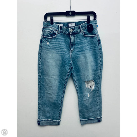 Jeans Straight By Loft In Blue, Size: 8