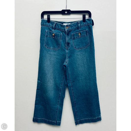 Jeans Straight By Loft In Blue , Size: 4