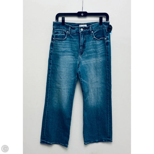 Jeans Wide Leg By Loft In Blue, Size: 6