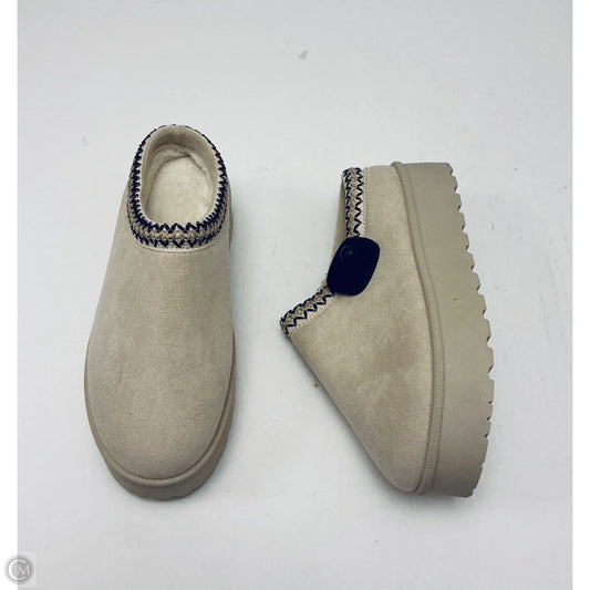 Shoes Heels Platform By Clothes Mentor In Cream, Size: 10