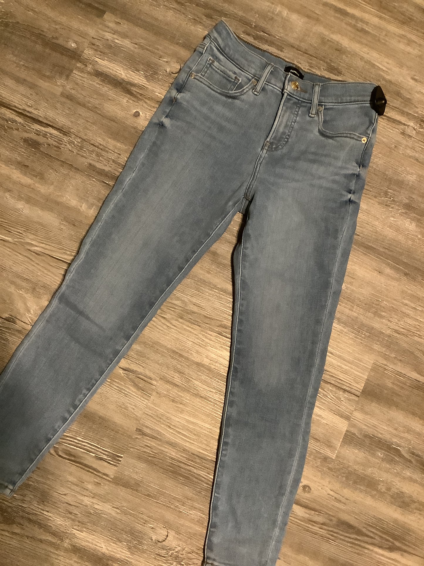 Blue Denim Jeans Straight Express, Size 0