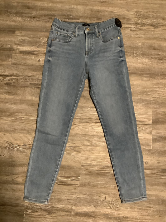 Blue Denim Jeans Straight Express, Size 0