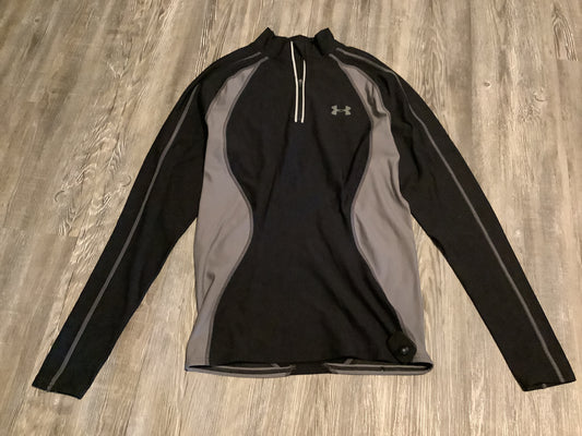 Athletic Jacket By Under Armour In Black, Size: L