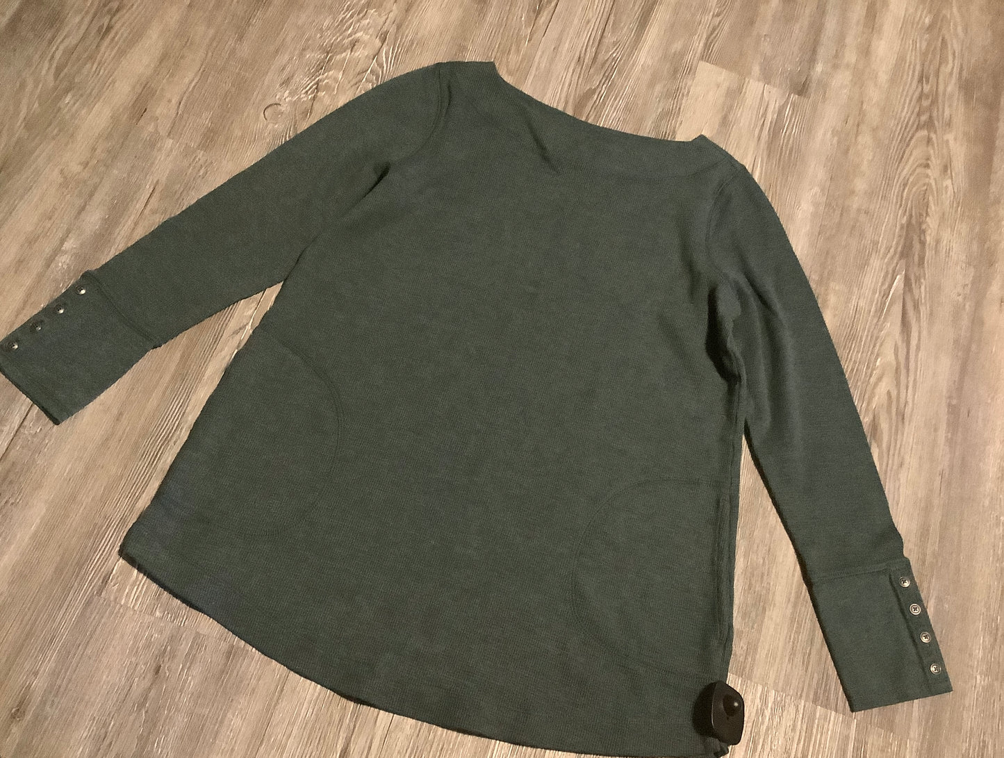 Top Long Sleeve By J. Jill In Green, Size: S