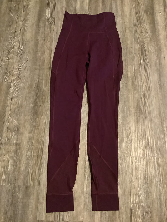 Athletic Leggings By Lululemon In Purple, Size: 4