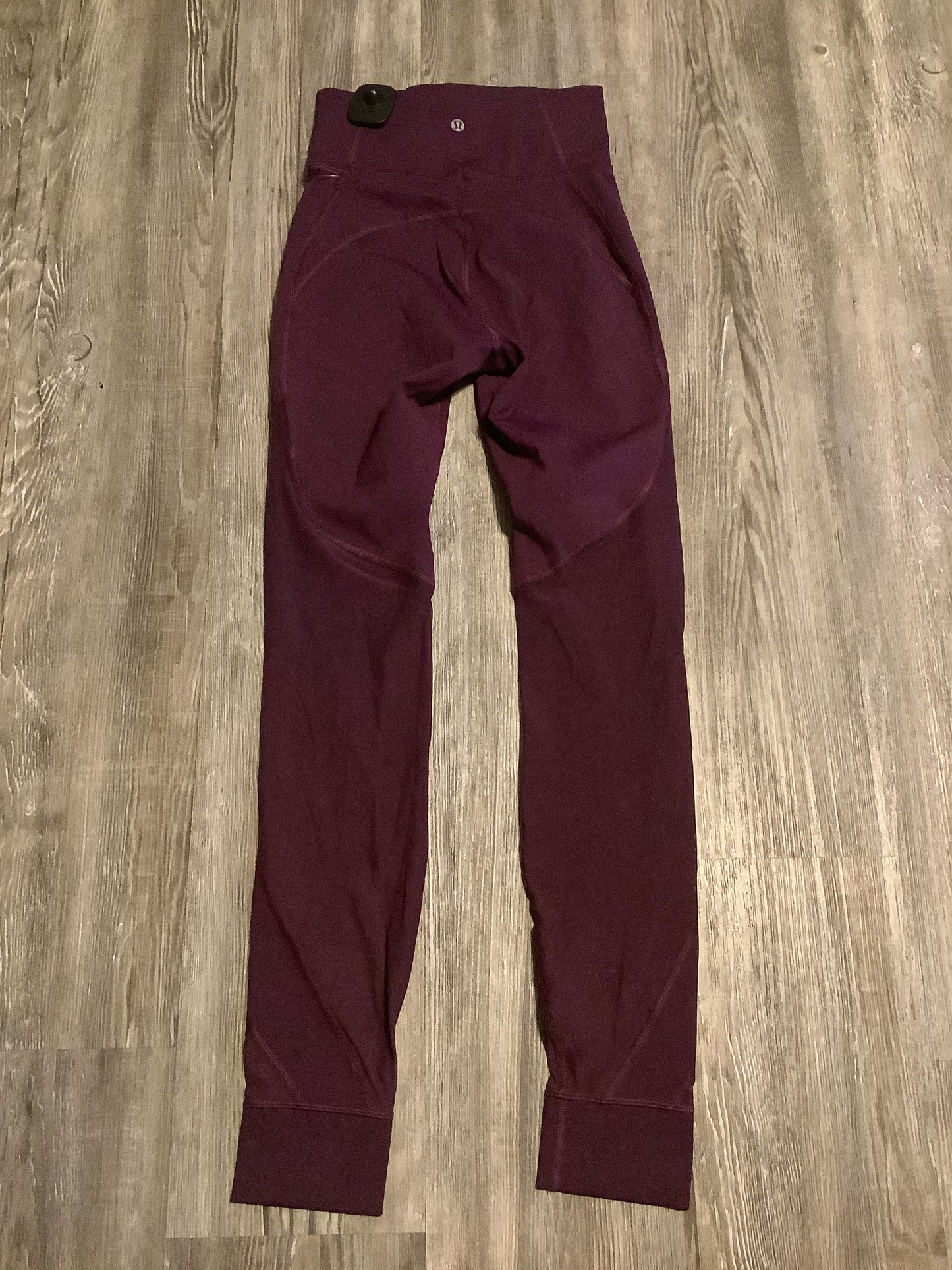 Athletic Leggings By Lululemon In Purple, Size: 4