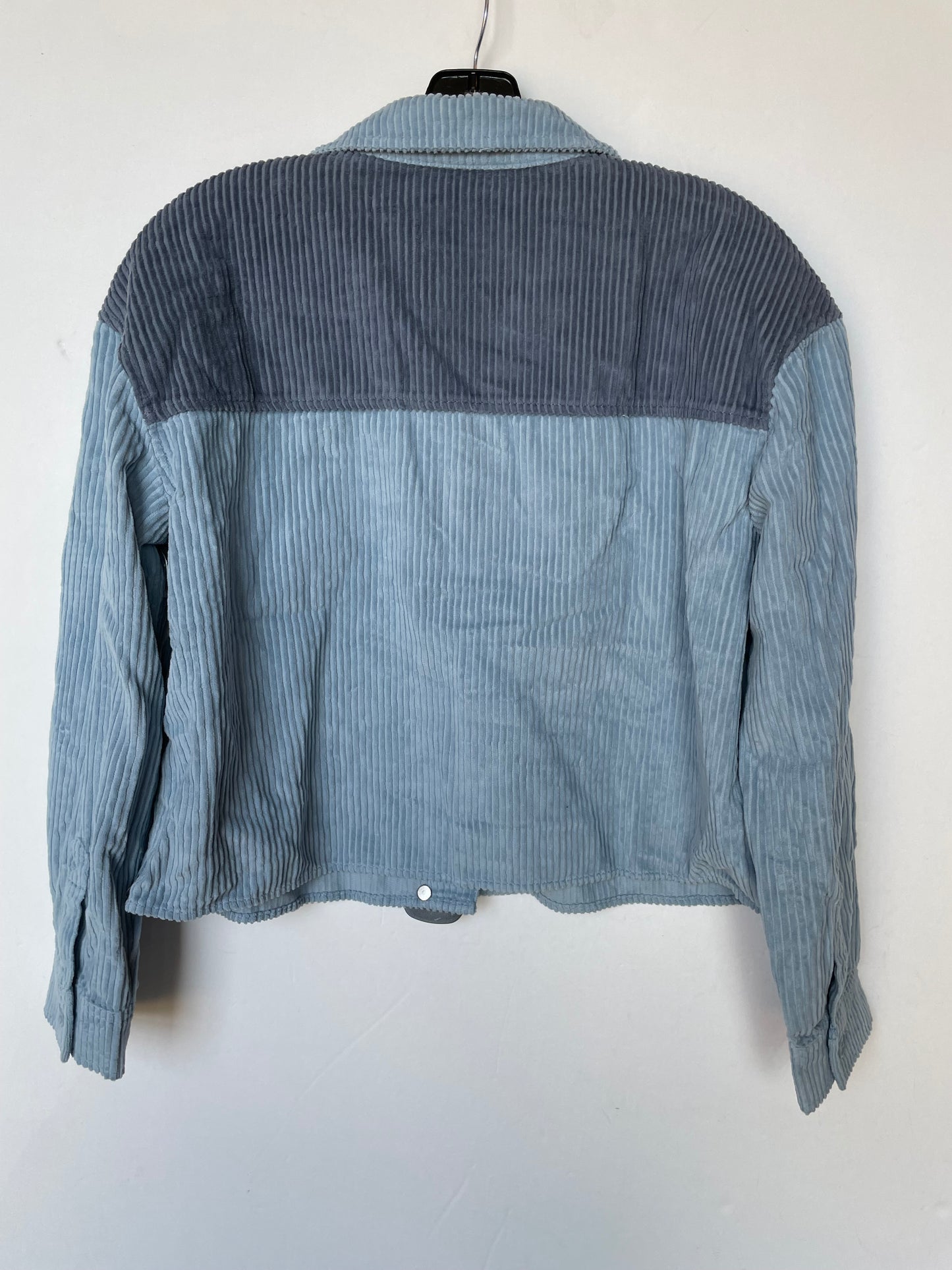 Jacket Shirt By American Eagle In Blue, Size: S