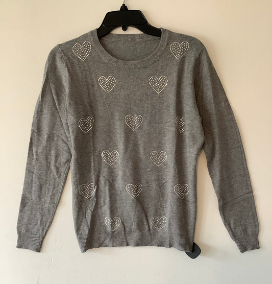 Top Long Sleeve By Clothes Mentor In Grey, Size: S