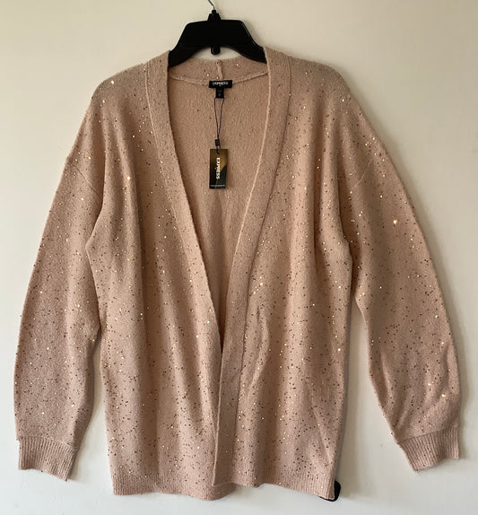 Sweater Cardigan By Express In Pink, Size: M