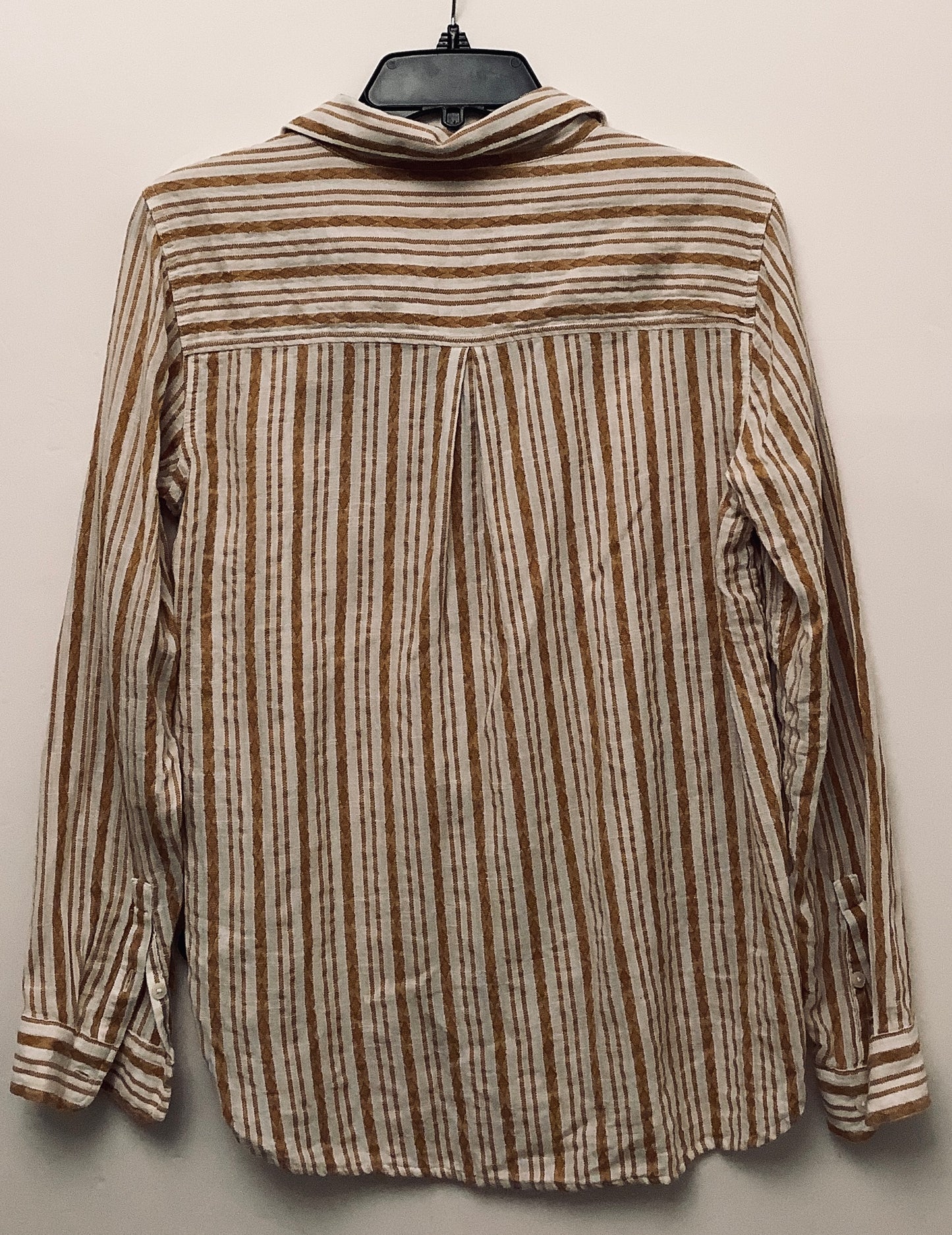 Top Long Sleeve By Lucky Brand In Striped Pattern, Size: S