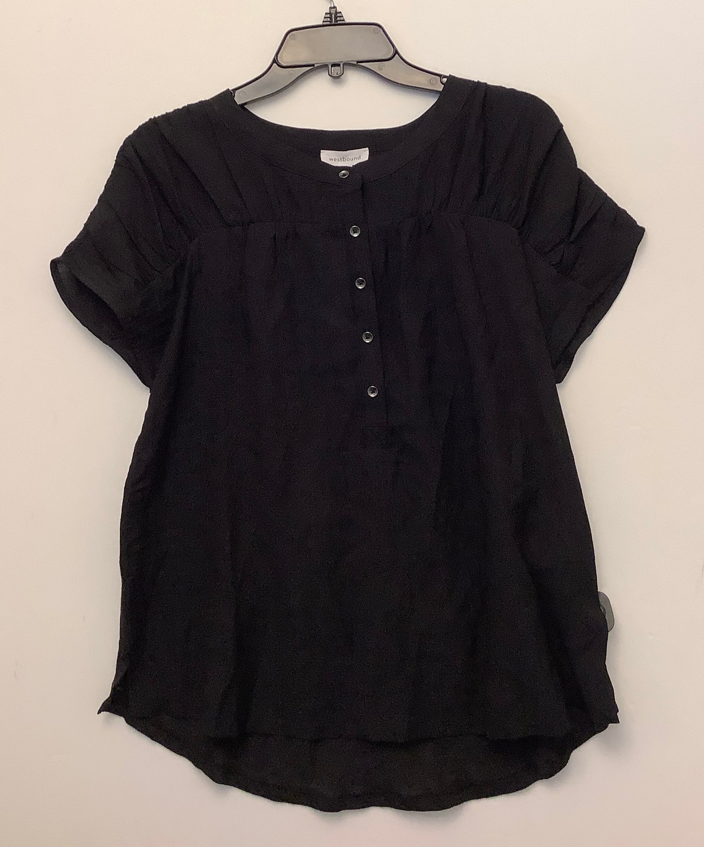 Top Sleeveless By West Bound In Black, Size: S