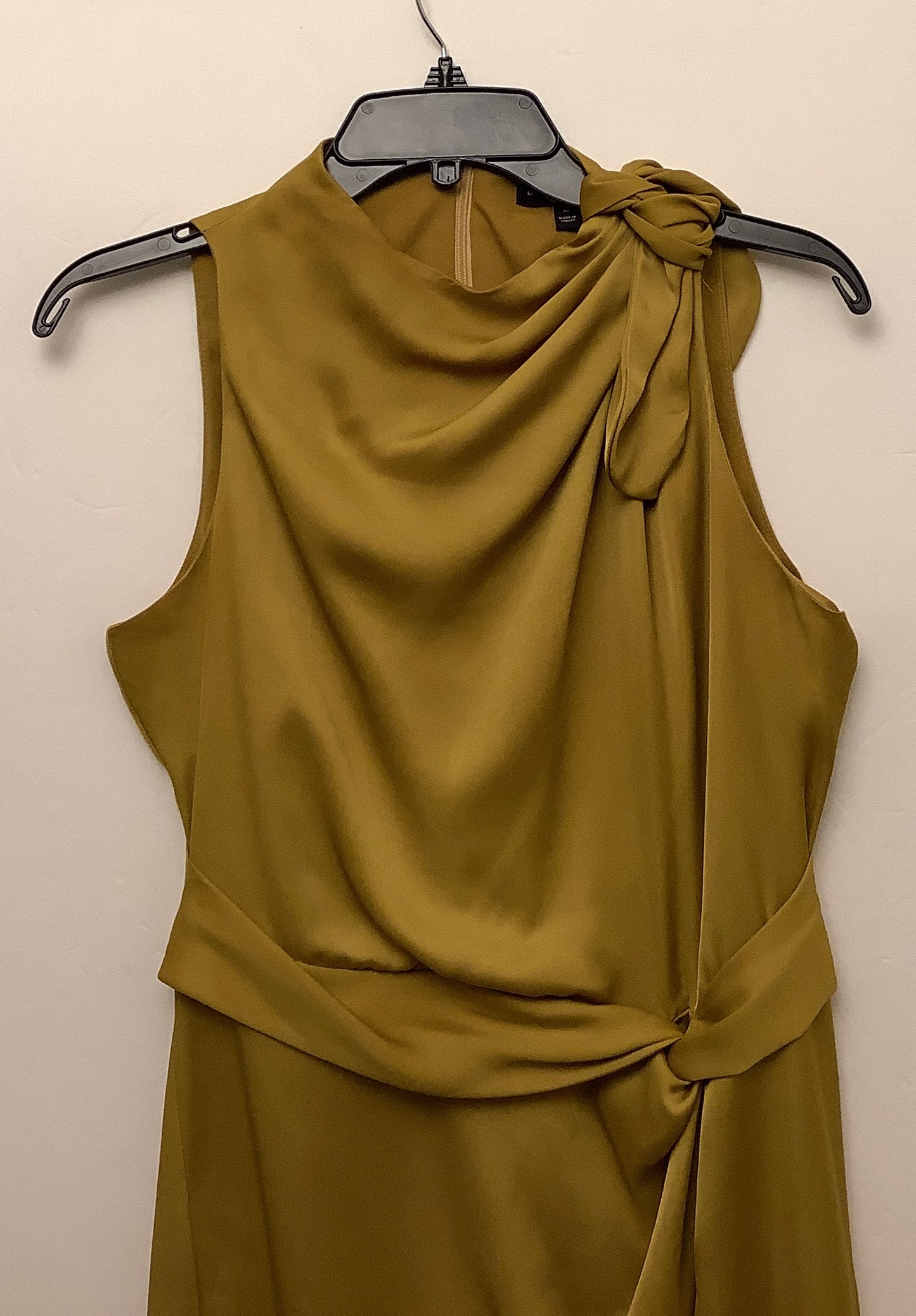 Dress Casual Midi By Banana Republic In Yellow, Size: 4