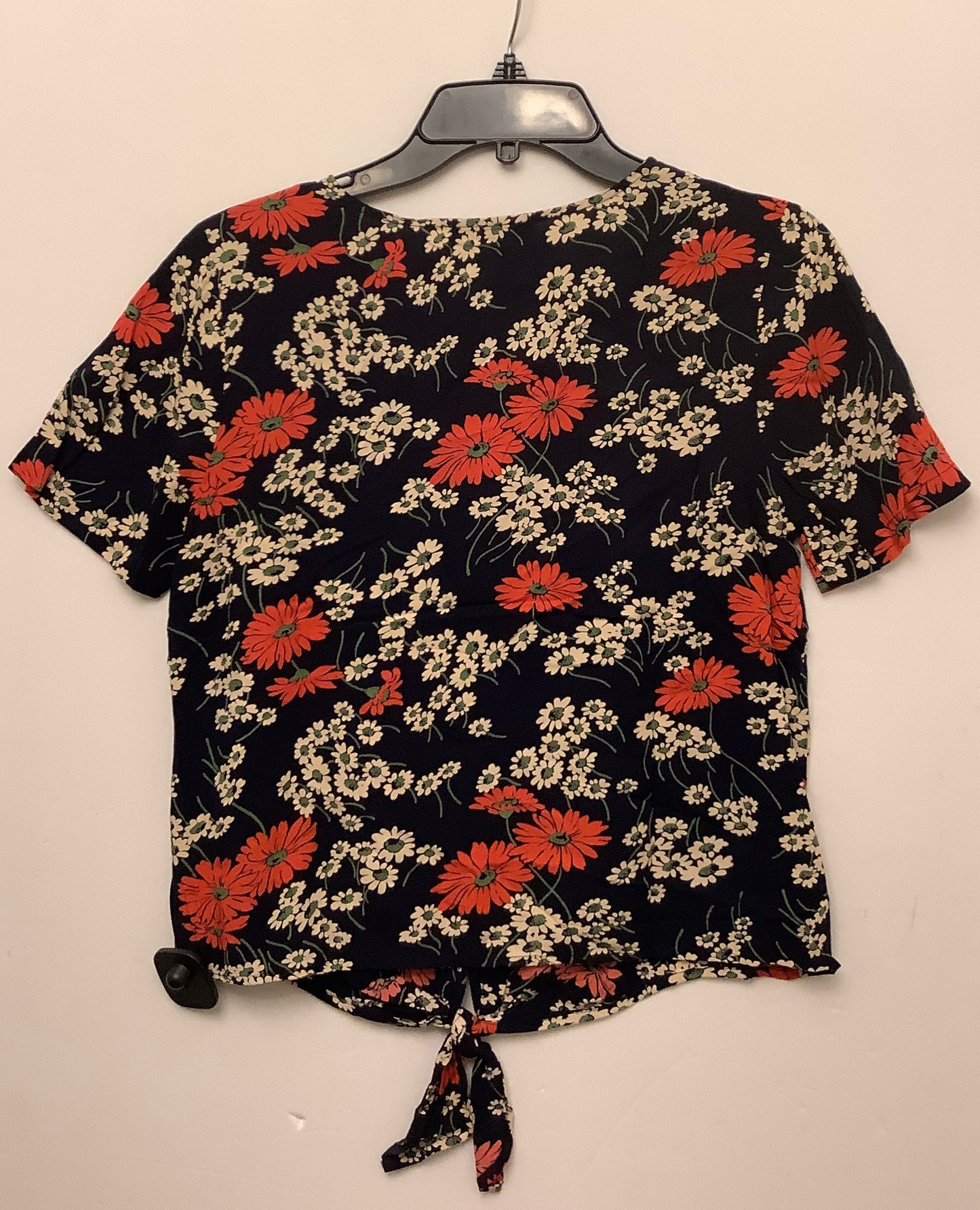 Top Short Sleeve By Madewell In Floral Print, Size: Xs