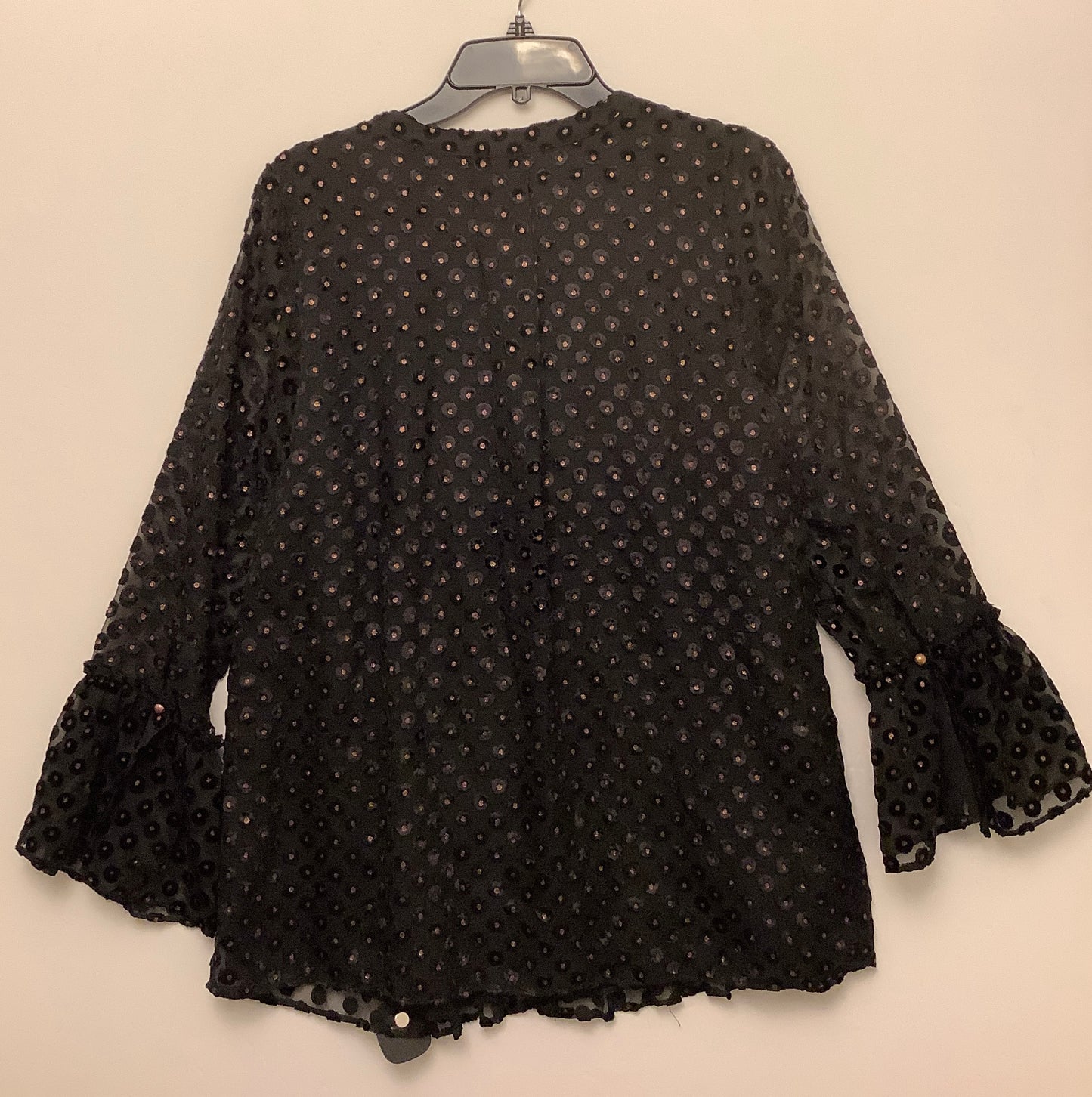 Top Long Sleeve By Soft Surroundings In Black, Size: M