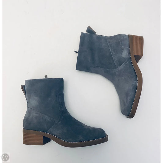 Boots Ankle Heels By Lucky Brand In Blue, Size: 6.5