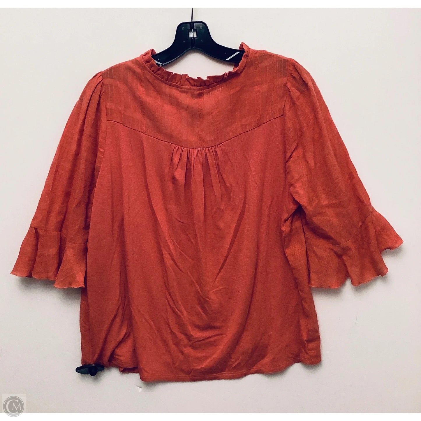 Top Short Sleeve By Dolan Left Coast In Orange, Size: S
