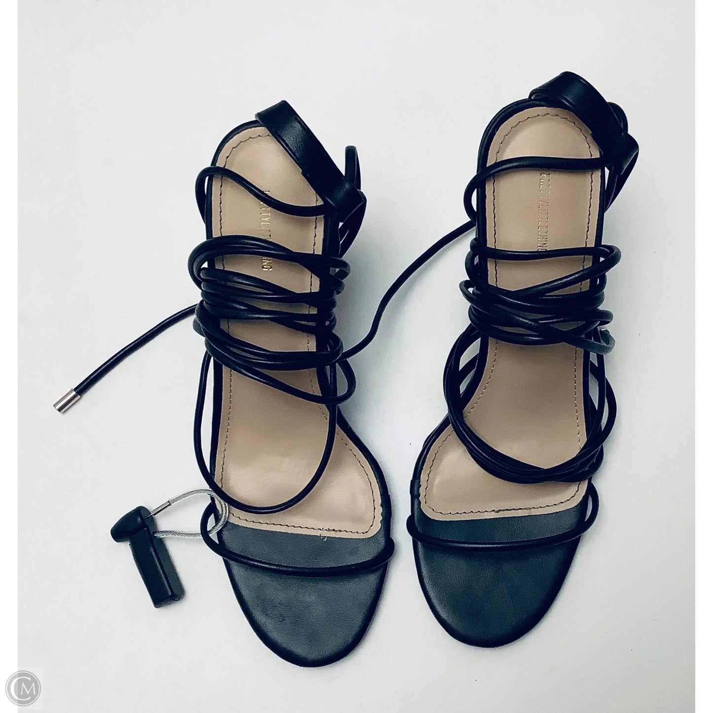 Shoes Heels Block By Pretty Little Thing In Black, Size: 6