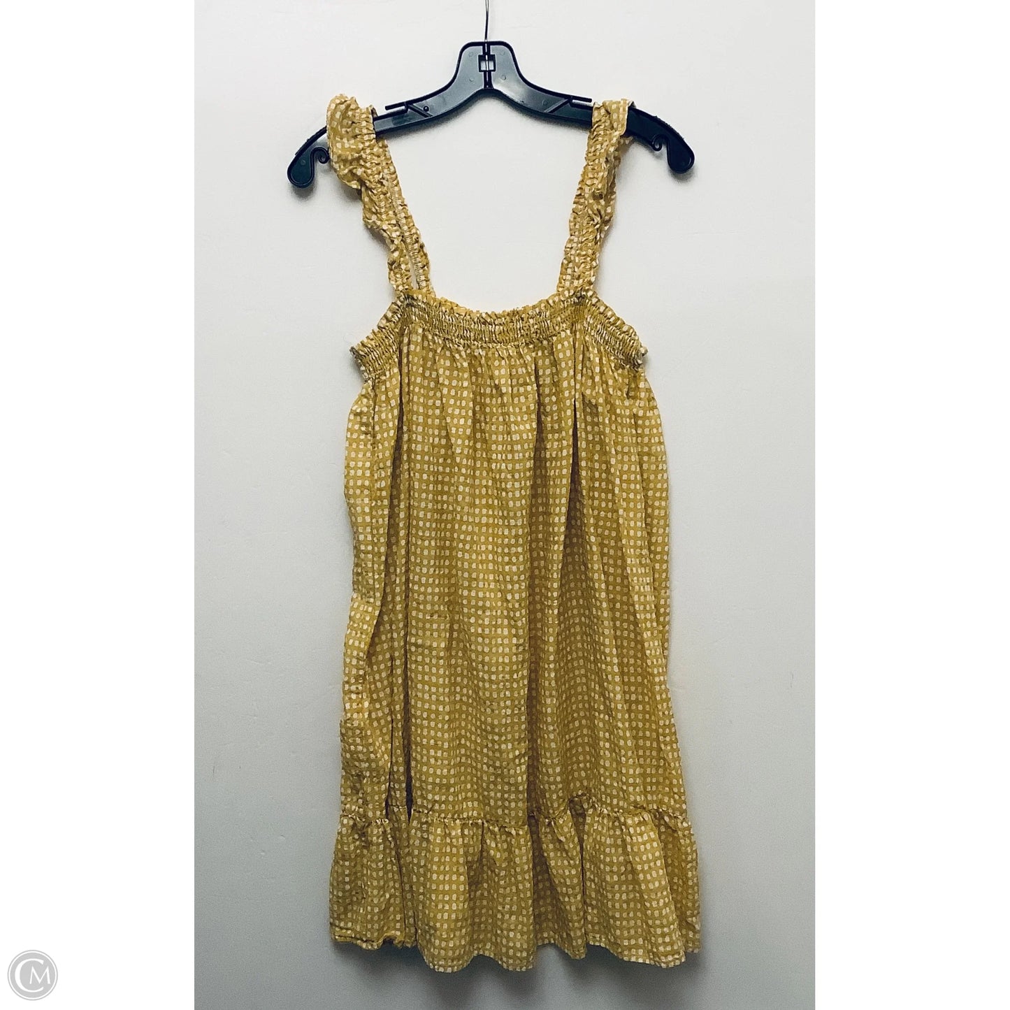 Dress Casual Short By Ces Femme In Yellow, Size: M