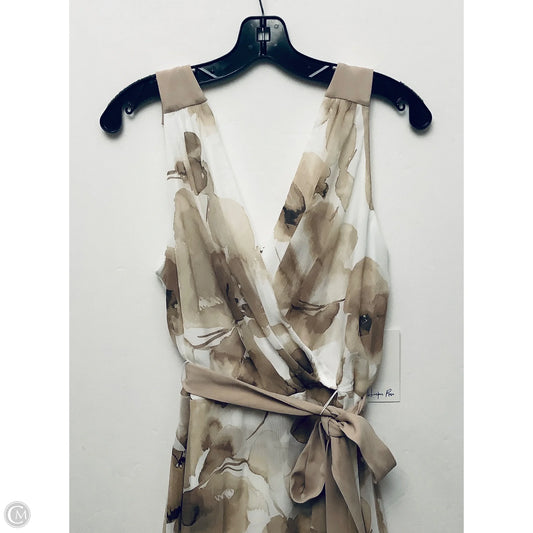 Dress Casual Maxi By Clothes Mentor In Tan, Size: L