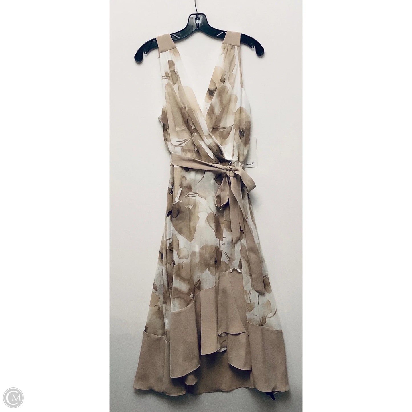 Dress Casual Maxi By Clothes Mentor In Tan, Size: L