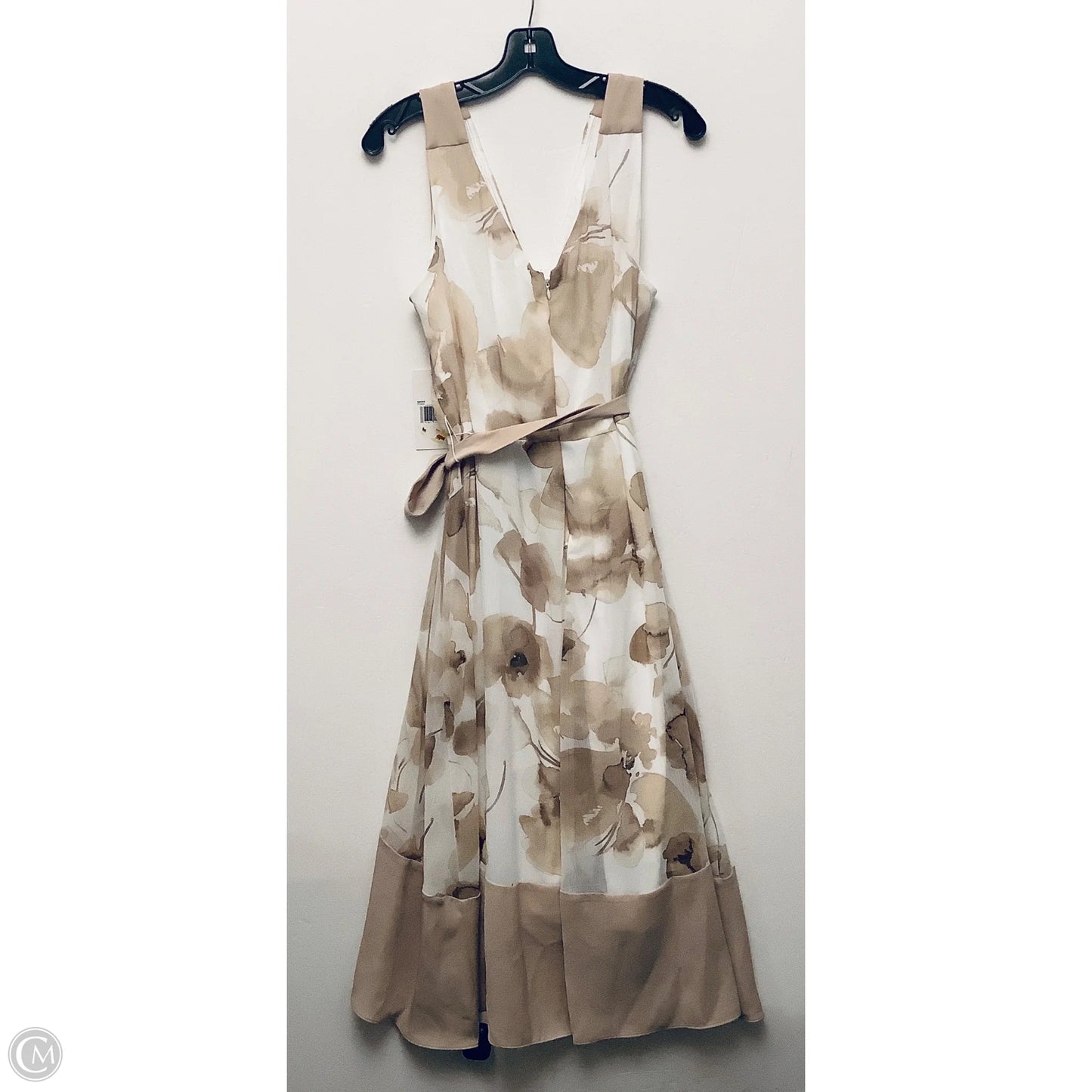 Dress Casual Maxi By Clothes Mentor In Tan, Size: L