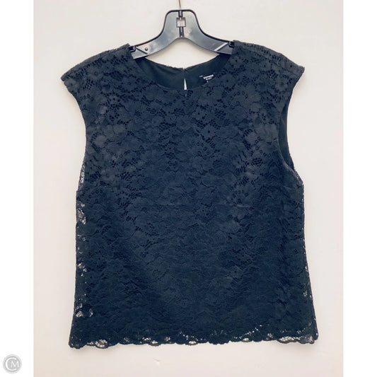 Top Sleeveless By Express In Black, Size: M
