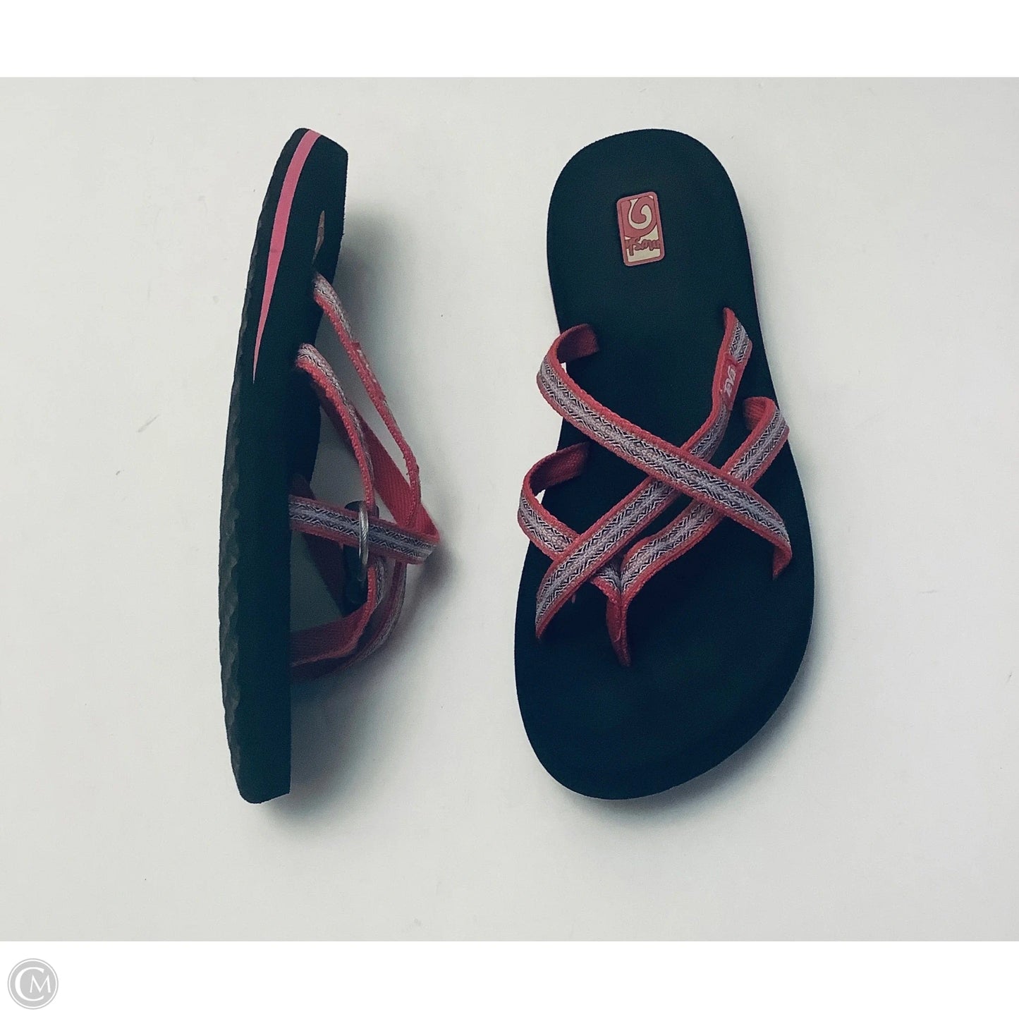 Sandals Flats By Teva In Pink, Size: 10