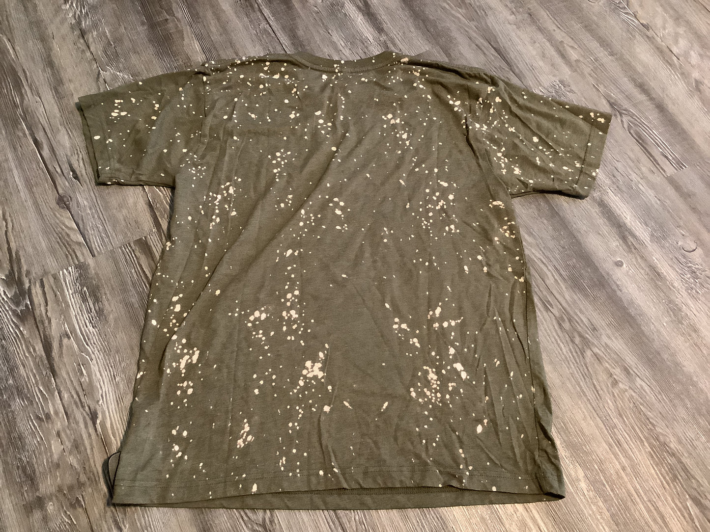 Green Top Short Sleeve Clothes Mentor, Size M