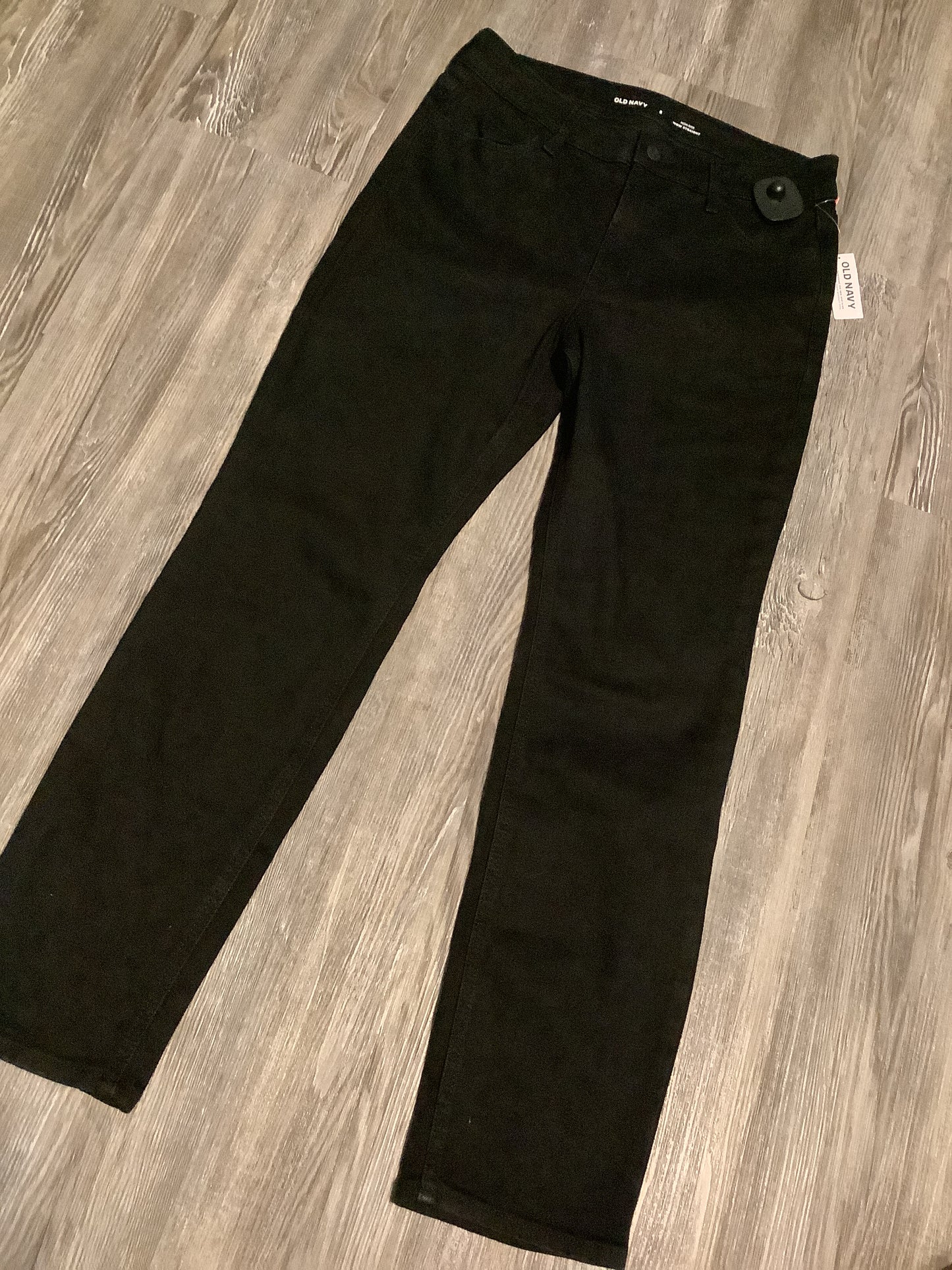 Jeans Skinny By Old Navy In Black, Size: 8