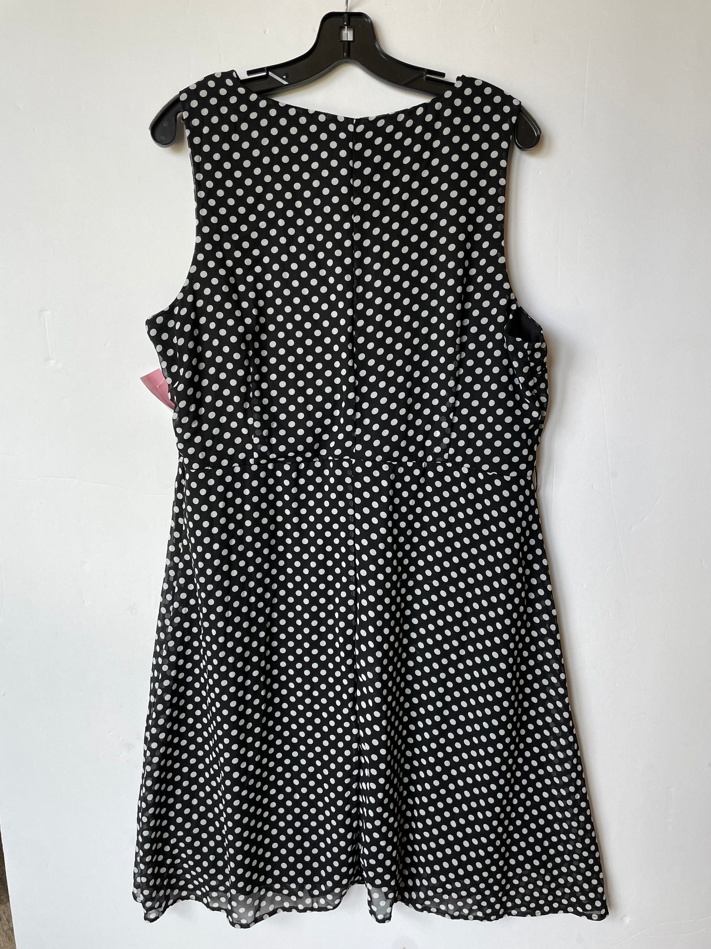 Polkadot Pattern Dress Casual Midi Voir Voir, Size 16