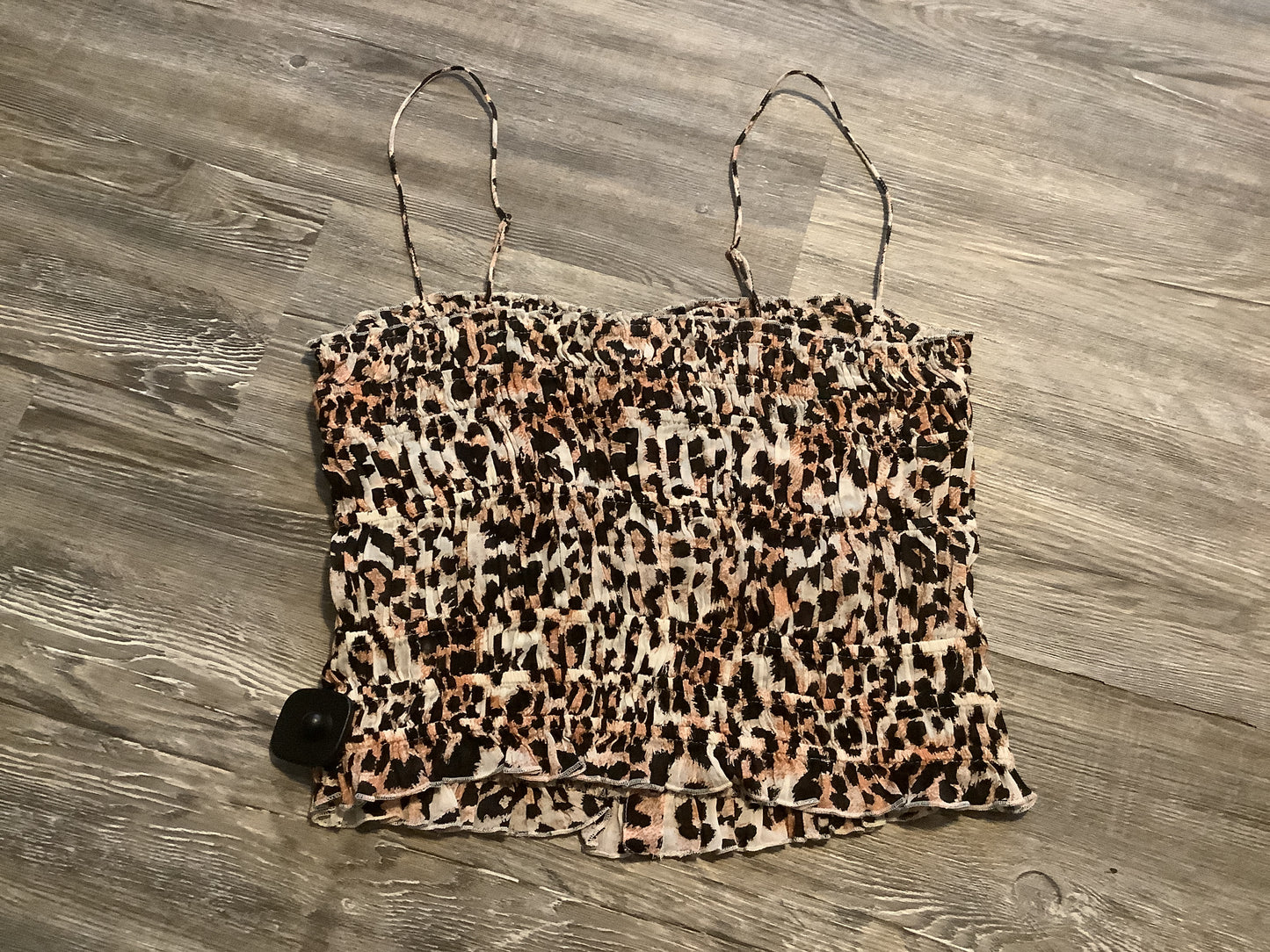 Animal Print Top Sleeveless Free People, Size M