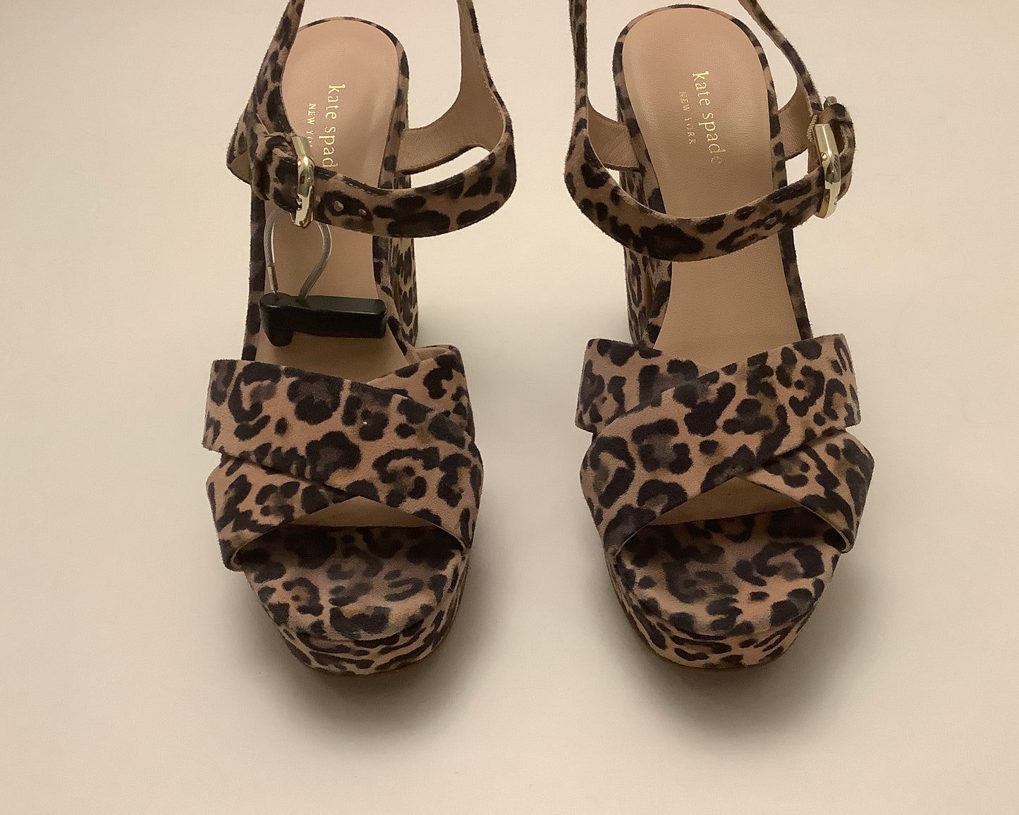 Shoes Heels Block By Kate Spade In Animal Print, Size: 10