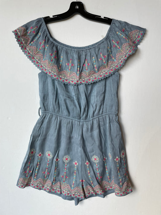 Romper By Savanna Jane In Blue, Size: L