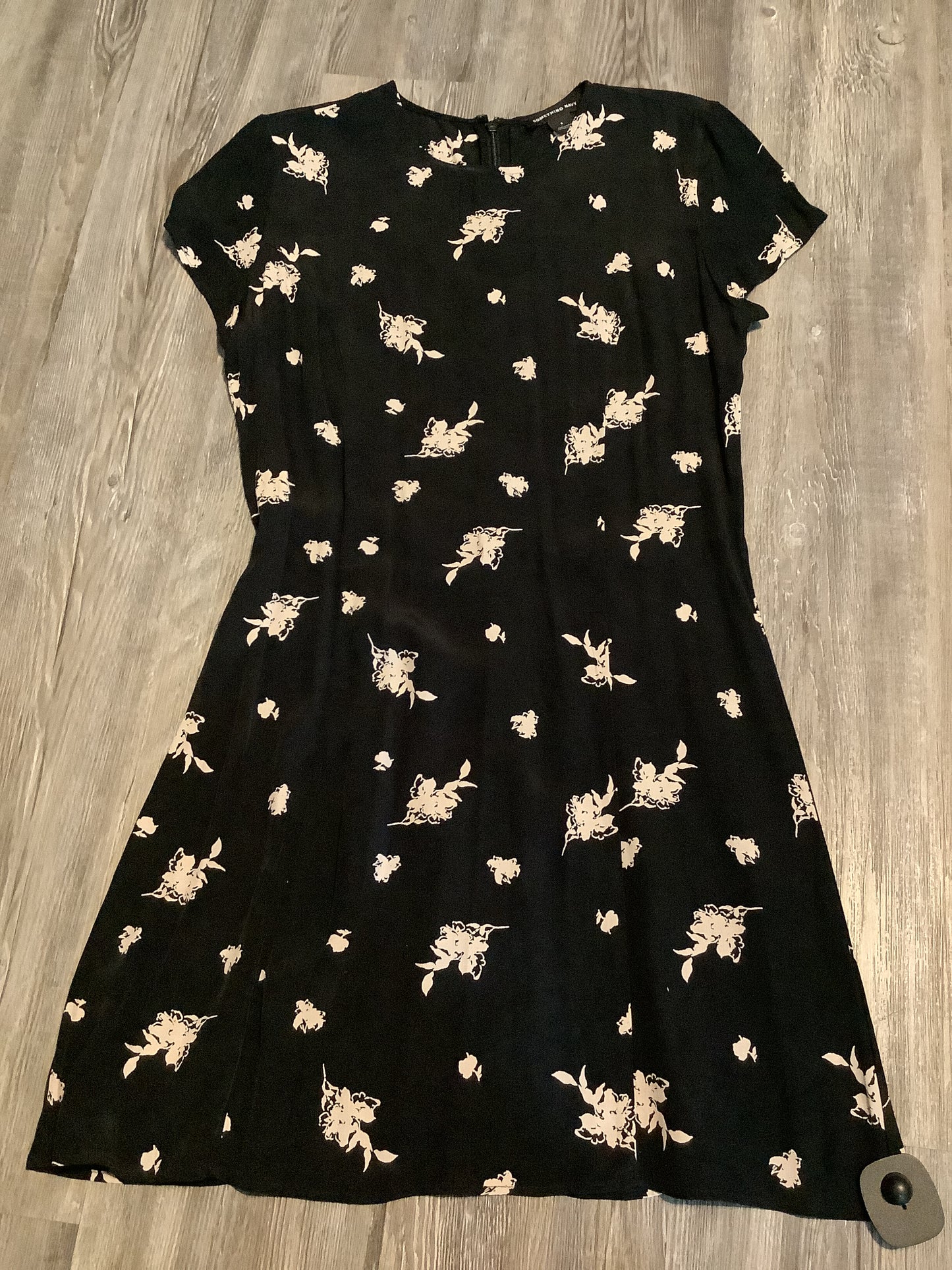 Dress Casual Midi By Something Navy In Black, Size: S