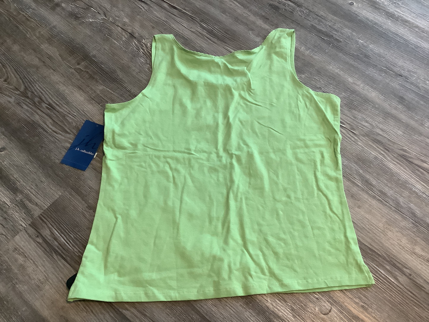 Top Sleeveless By Jm Collections In Green, Size: M