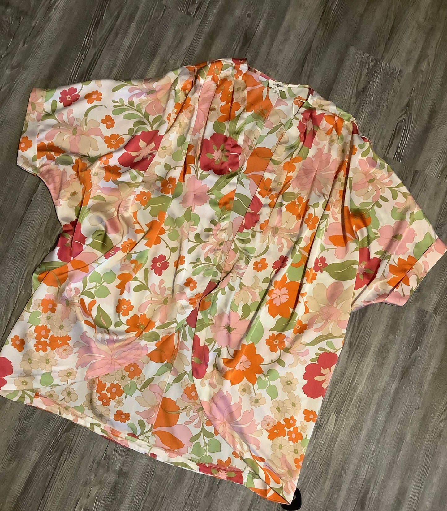 Kimono By Umgee In Orange, Size: S