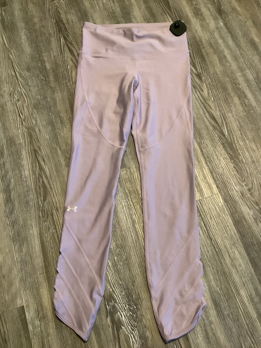 Athletic Leggings By Under Armour In Purple, Size: S