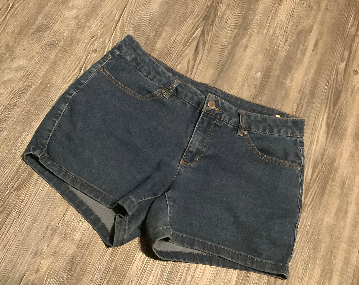 Shorts By Faded Glory In Blue Denim, Size: 14