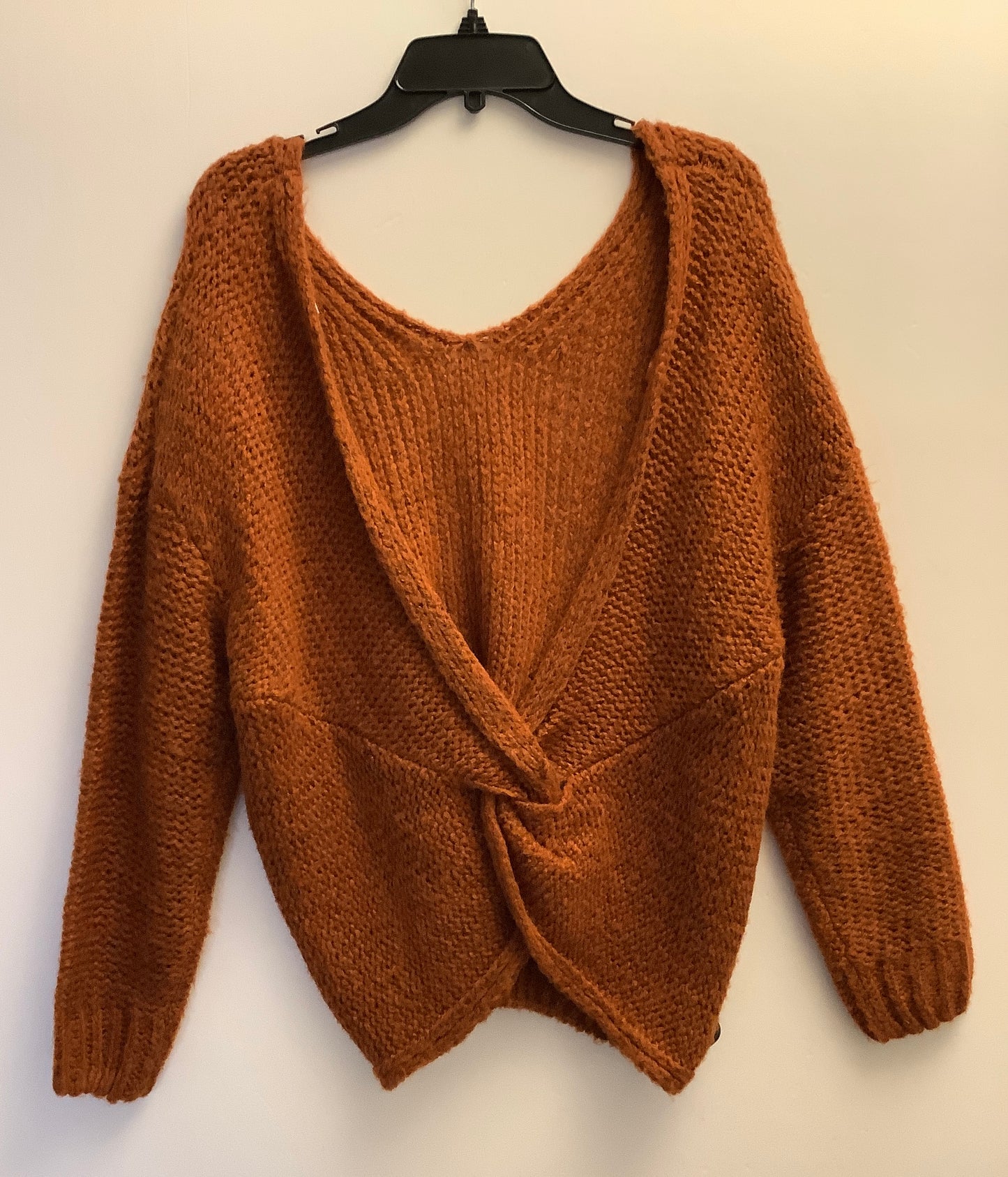 Sweater By Blu Pepper In Orange, Size: M