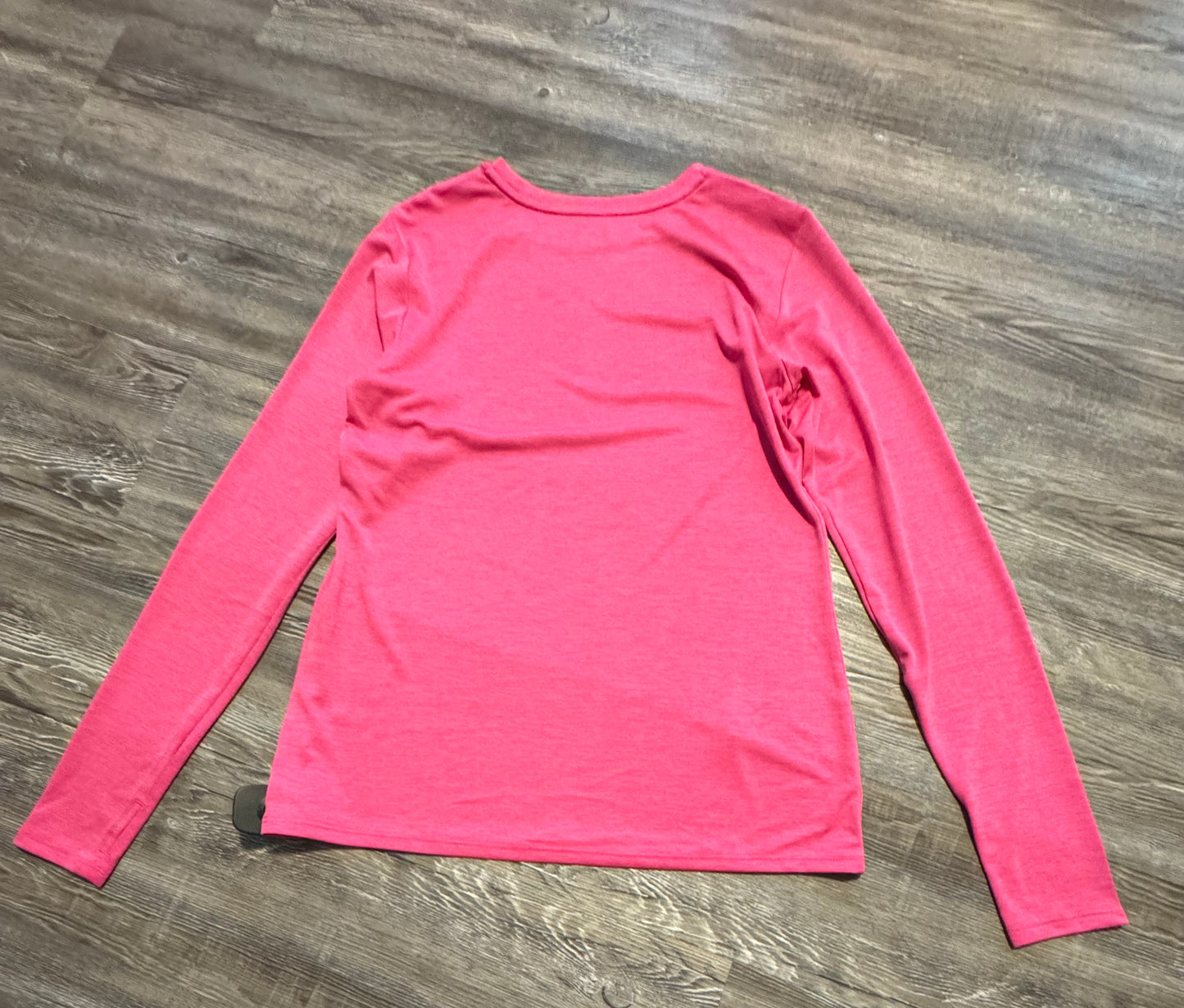 Athletic Top Long Sleeve Collar By Bcg  Size: M