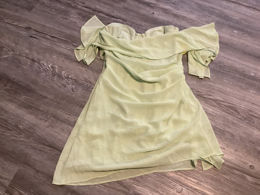 Green Dress Party Short Clothes Mentor, Size S