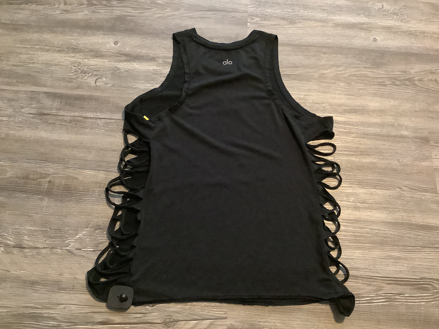 Black Athletic Tank Top Alo, Size S