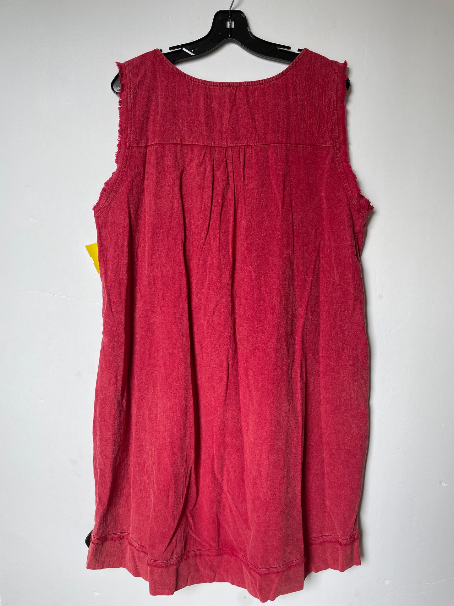 Red Dress Casual Short Umgee, Size 1x