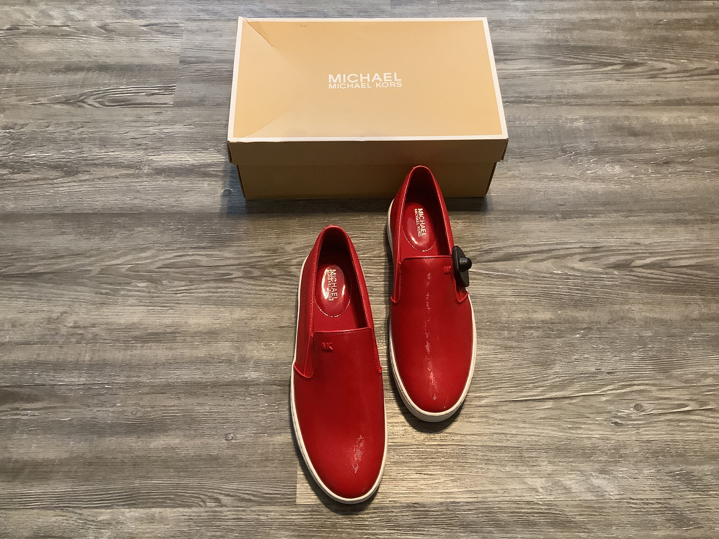 Red Shoes Designer Michael Kors, Size 10