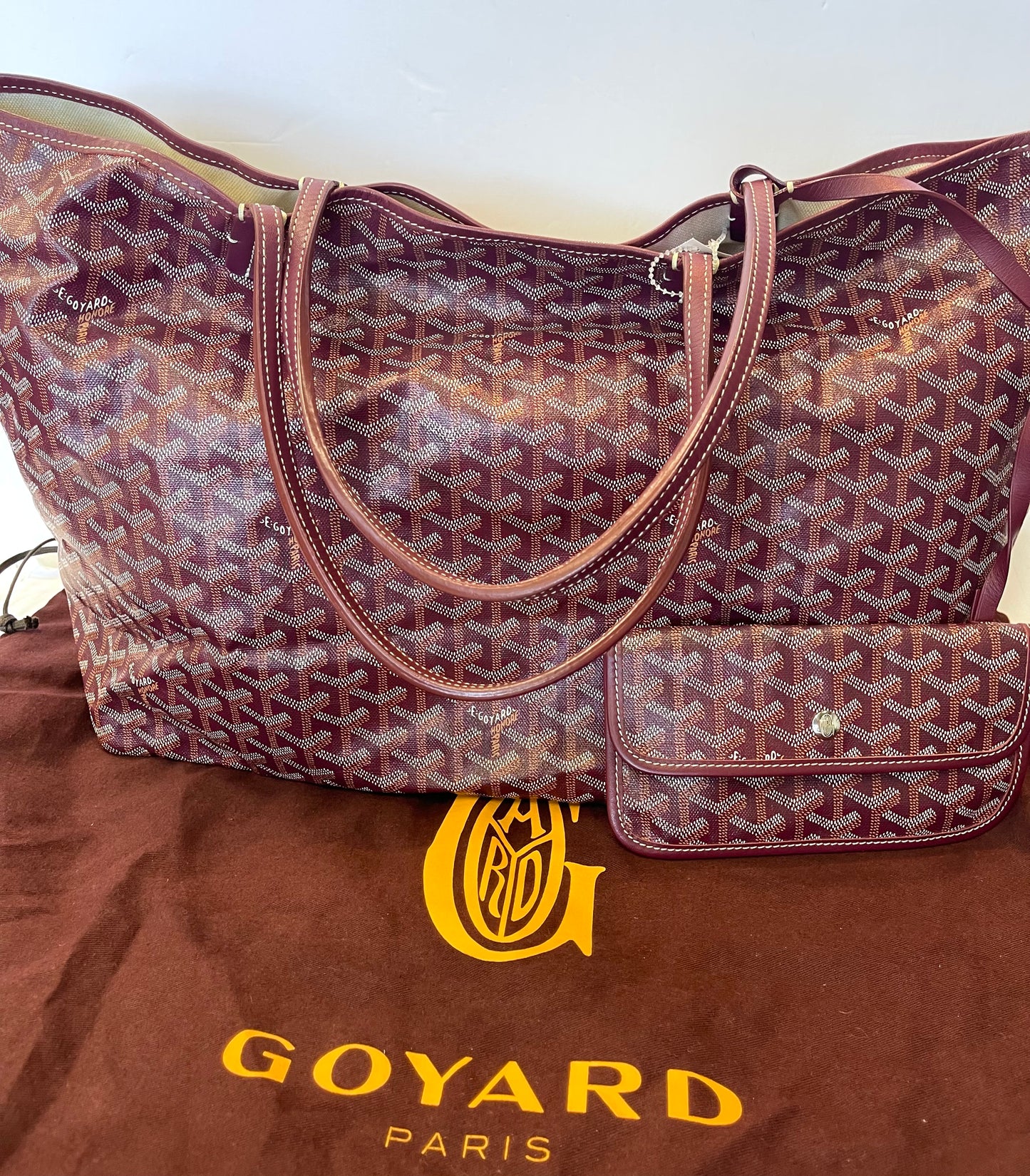 Handbag Luxury Designer By Goyard, Size: Large