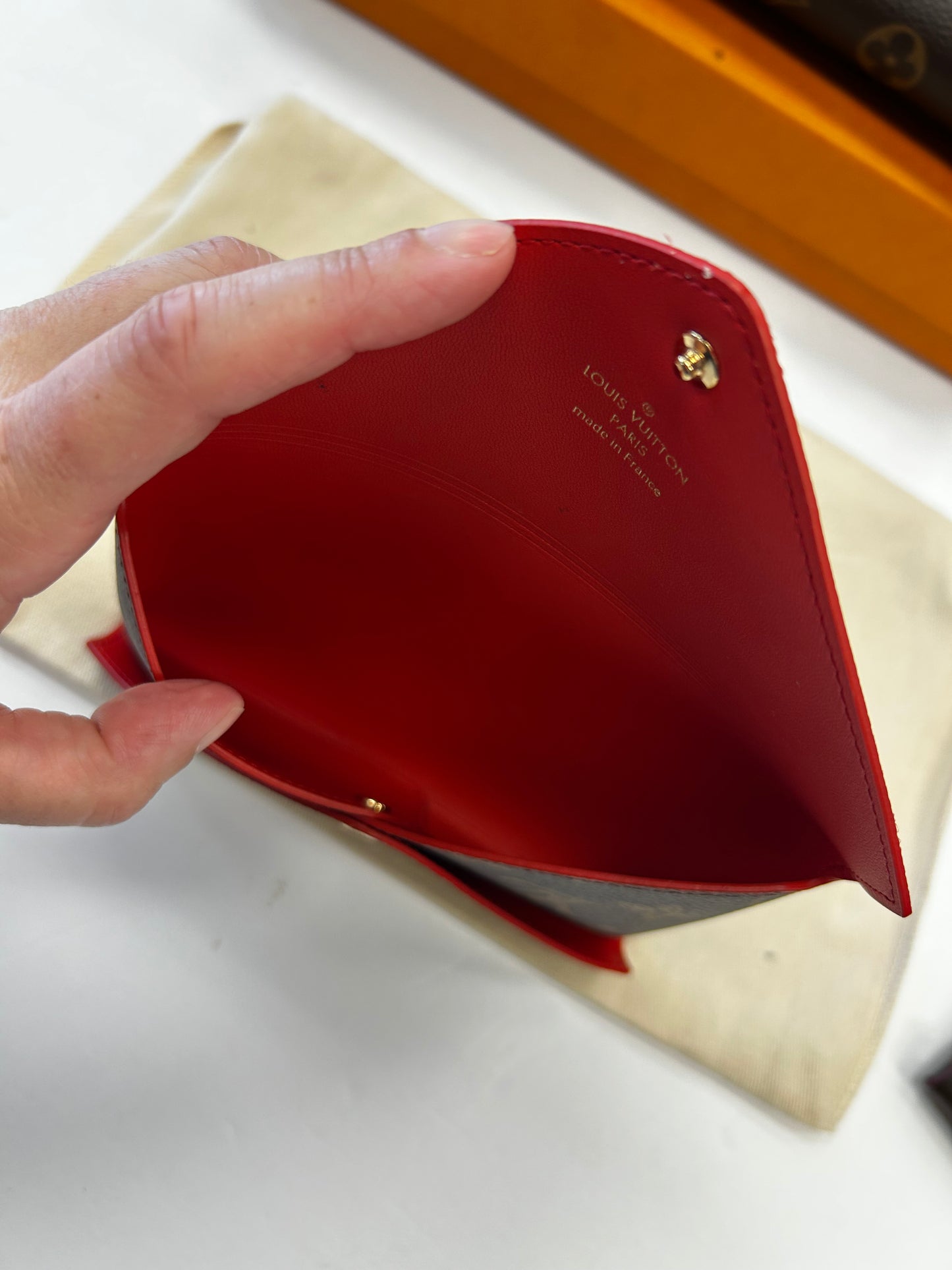 Clutch Luxury Designer By Louis Vuitton