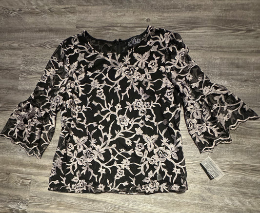 Top Long Sleeve By Alex Evenings  Size: Xl